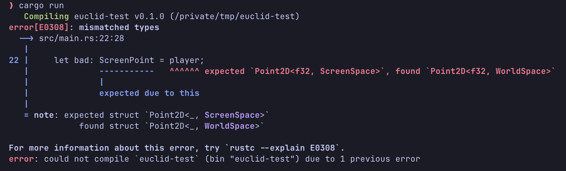 euclid crate preventing the mixing up of coordinate spaces