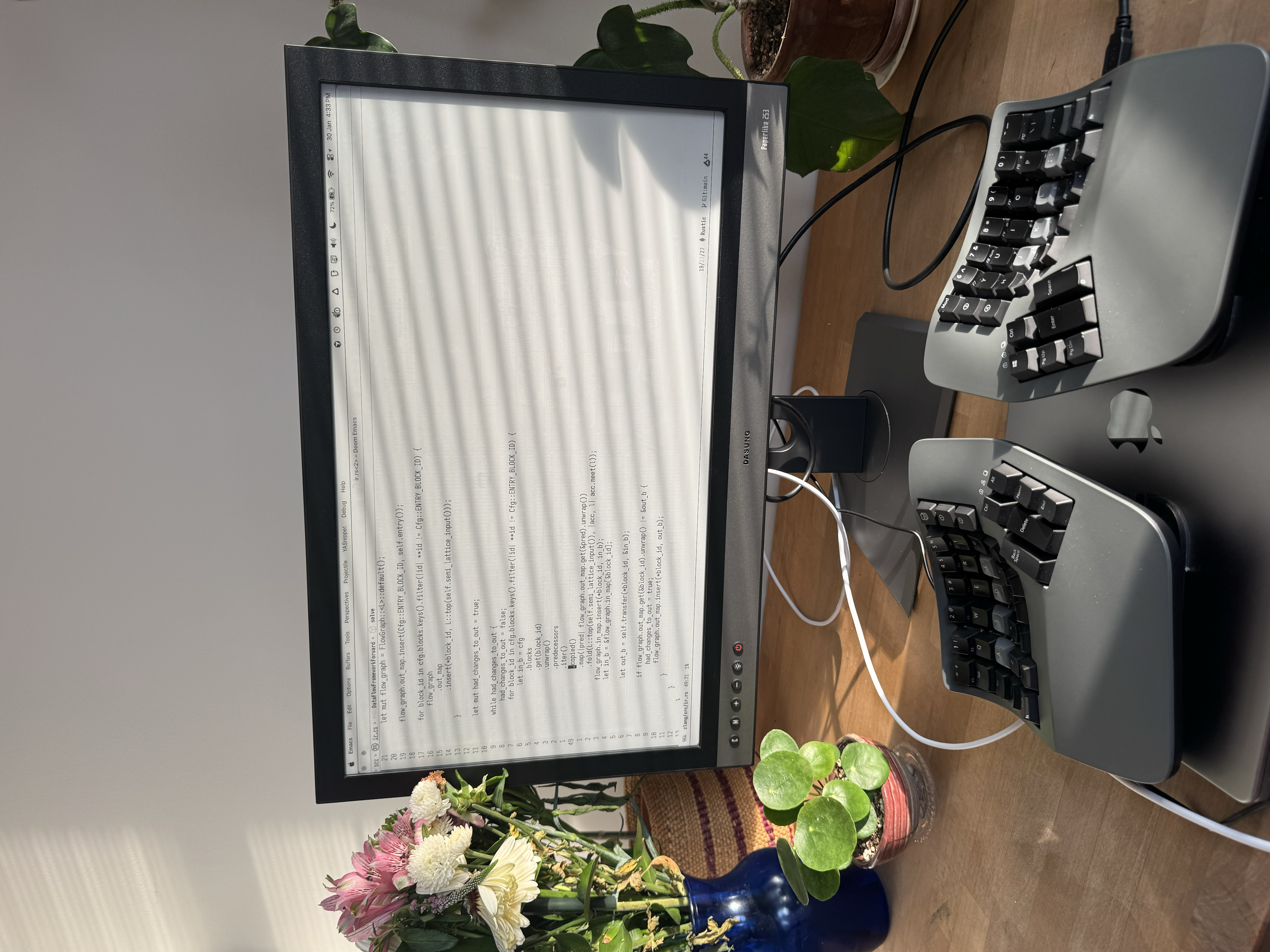 My e-ink monitor