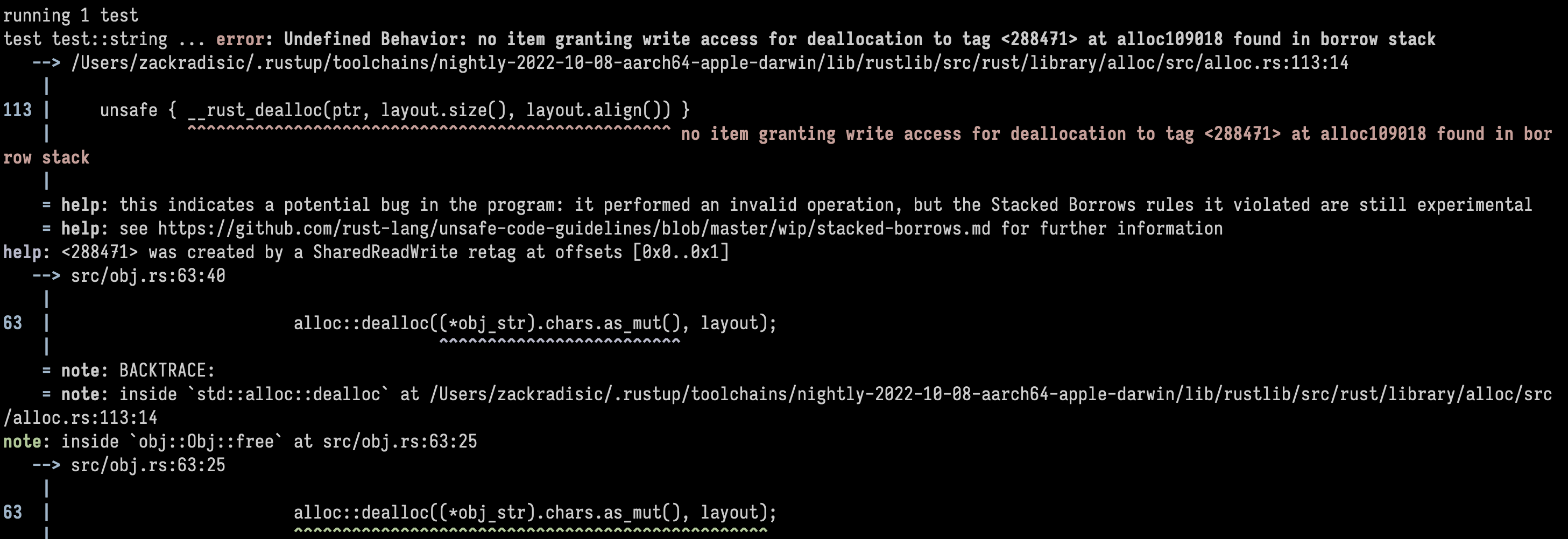 Miri telling me I did a nono